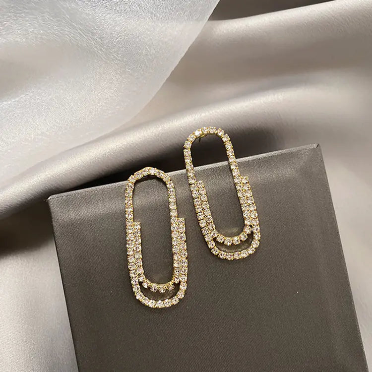 Korean S925 Silver Stud Earrings - Stylish & Versatile