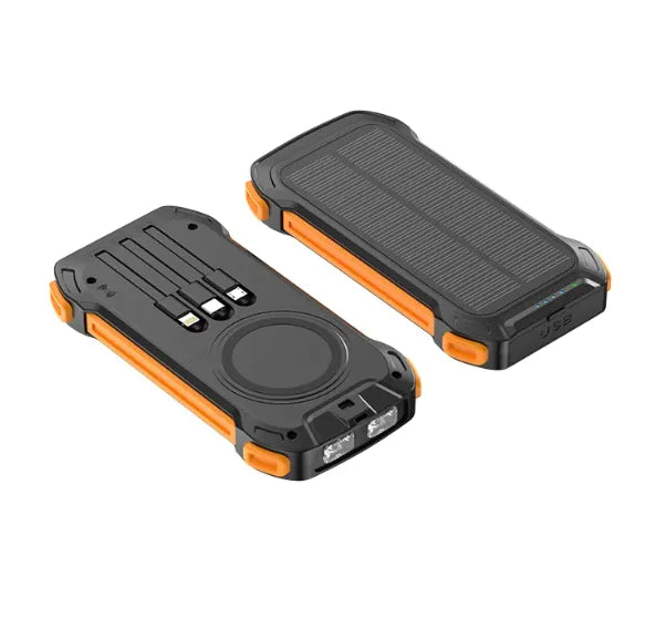 Solcellsladdande trådlös powerbank