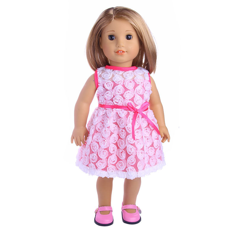 18-Inch American Girl Doll with Clothing and Skirts