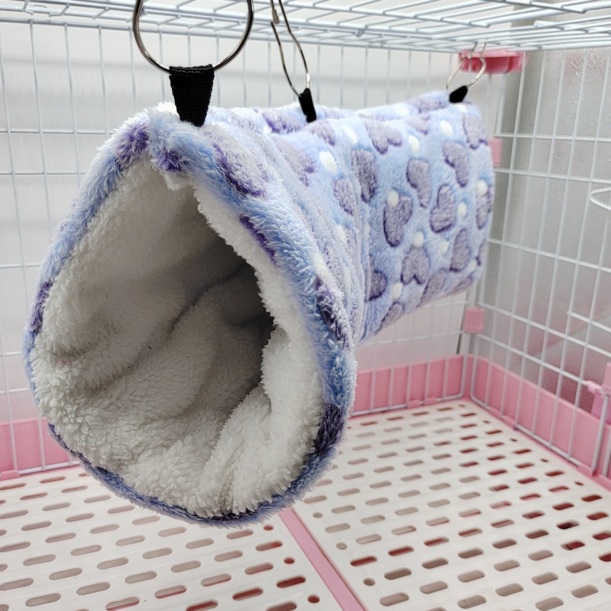Superweiches Plüsch-Hamster-Warmtunnelnest