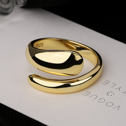 Silverblank vattendroppsring