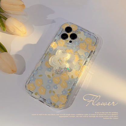 Blumen-Schutzhülle für iPhone 13/14/15 Pro Max