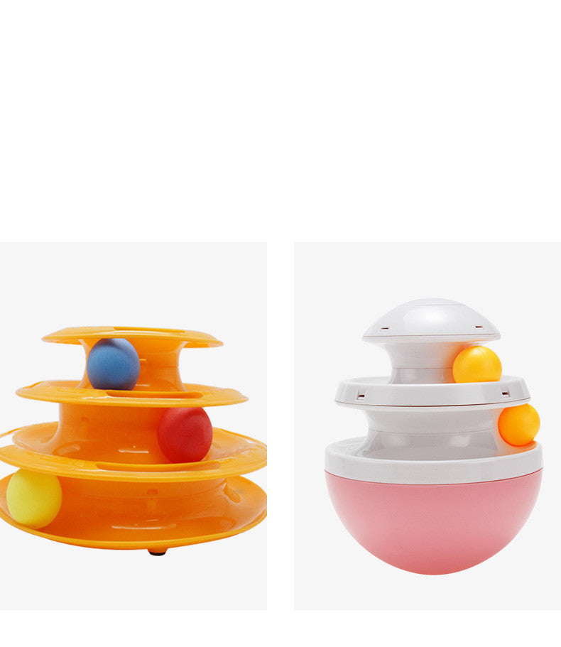 Interactive Food Dispensing Ball Toy for Dogs and Cats