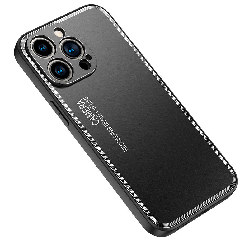 Metall-Rückseitenhülle für iPhone 15 Pro Max & 13/14