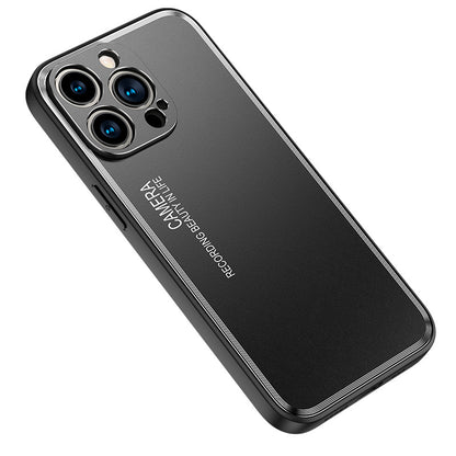 Metall-Rückseitenhülle für iPhone 15 Pro Max & 13/14