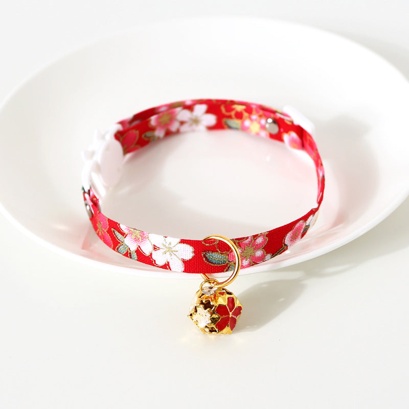 Adjustable Hollow Bell Collar for Pets