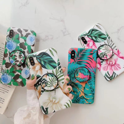 Frosted Floral Phone Cover