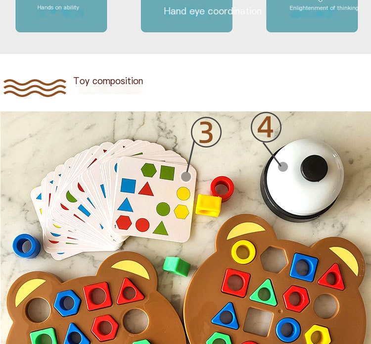 Montessori Formmatchningsspel