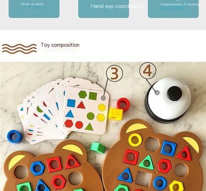 Montessori Formmatchningsspel