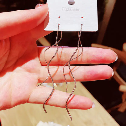 Korean S925 Silver Stud Earrings - Stylish & Versatile