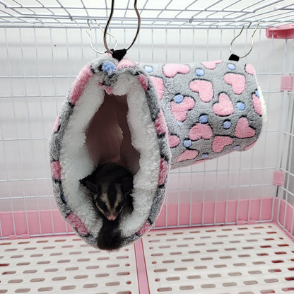 Superweiches Plüsch-Hamster-Warmtunnelnest