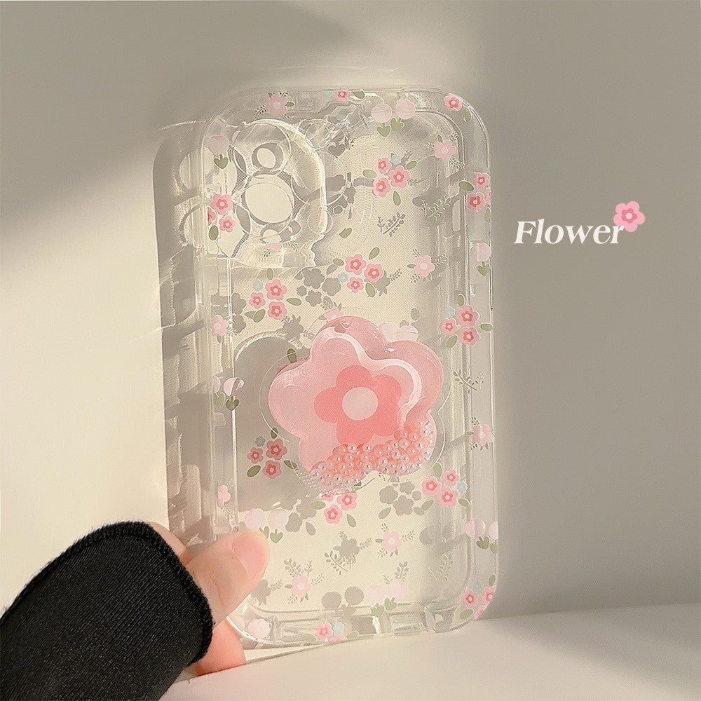 Blumen-Schutzhülle für iPhone 13/14/15 Pro Max