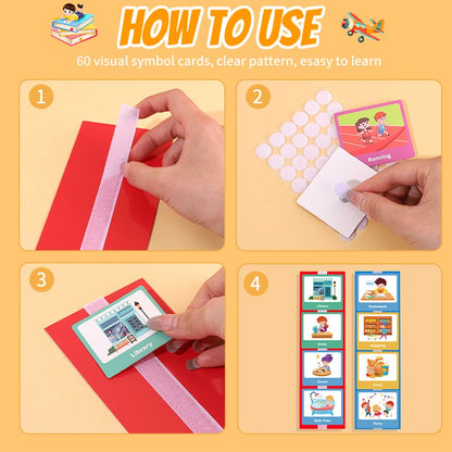 Children's Behavior Visual Aid Schedule