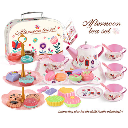 Girls Play House Simulation Dessert & Tea Toy Set