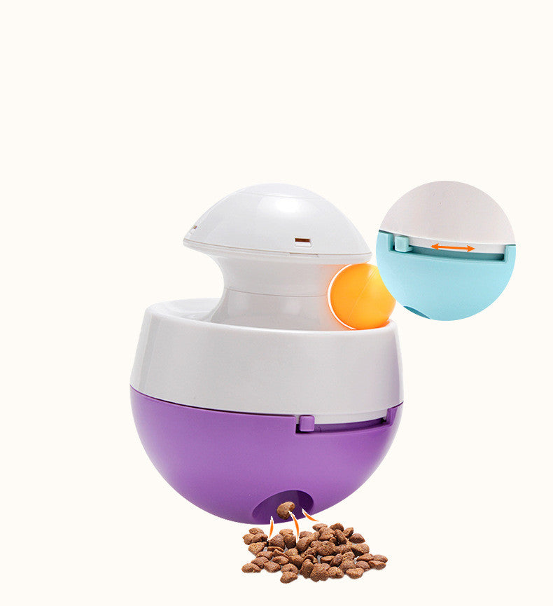Interactive Food Dispensing Ball Toy for Dogs and Cats