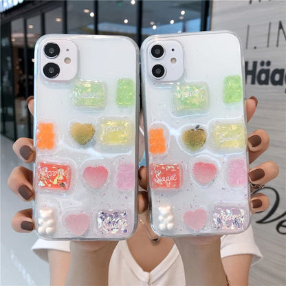 Transparent Candy Case for Mobile Phones