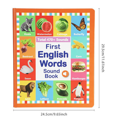 English Children's Educational Sound Learning Book Toy
