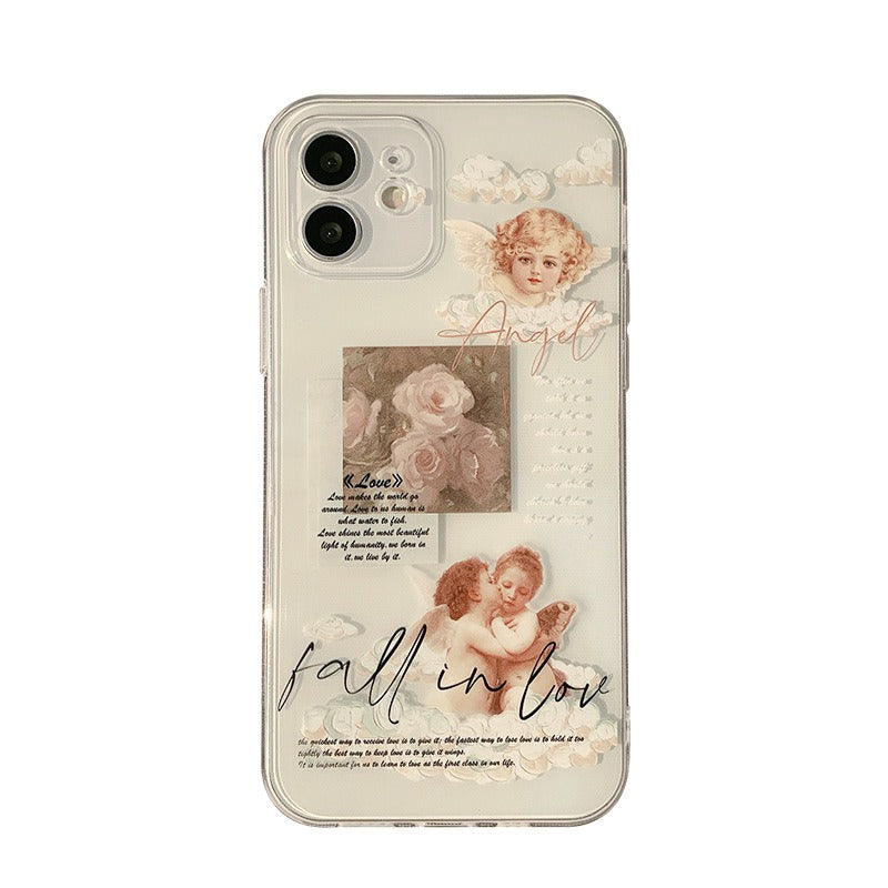 Transparent Soft Rubber Phone Case for iPhone XS Max 11/12/13/14