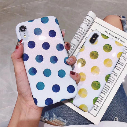 Pearl Dot Soft Case for iPhone XS Max and 8 Plus