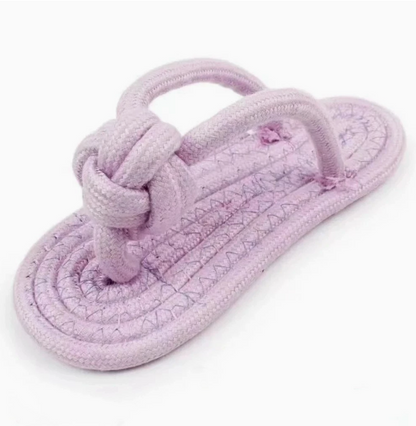 Tough Cotton Rope Chew Slippers for Dogs