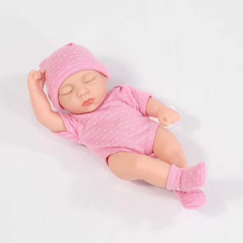 Mini Soft Silicone Baby Doll - Cute Gift for Girls