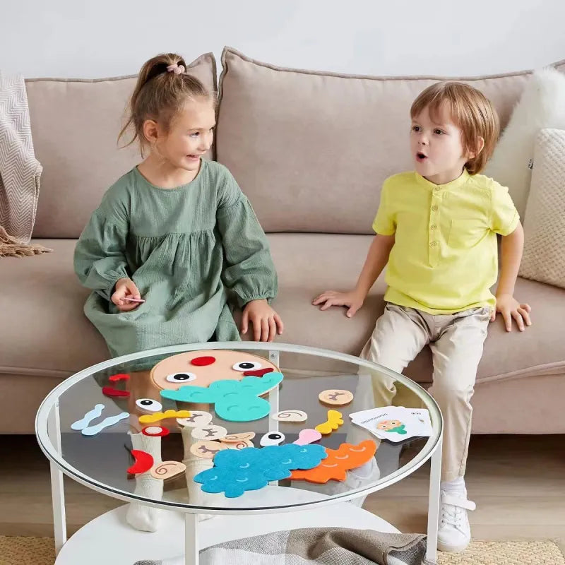 Children's Felt Learning Board Emoticons
