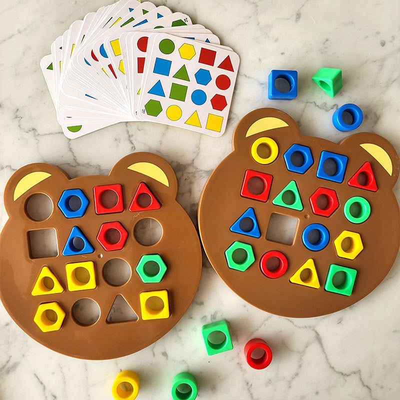 Montessori Formmatchningsspel