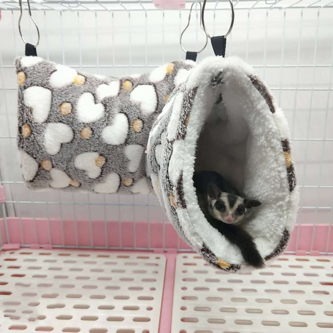 Superweiches Plüsch-Hamster-Warmtunnelnest
