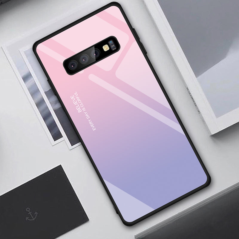 Painted Tempered Glass Phone Case