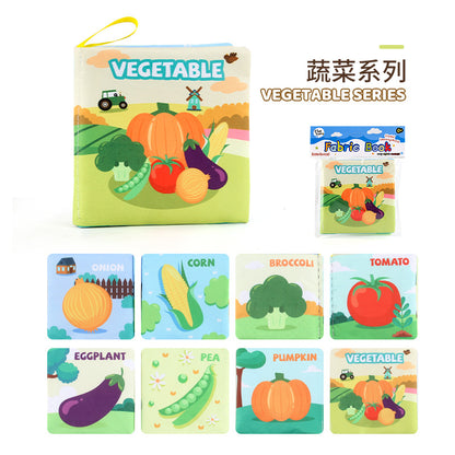 3D Fabric Baby Book - Early Education Toy with Animals
