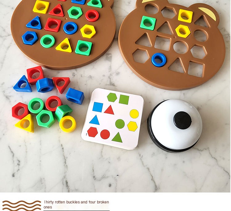 Montessori Formmatchningsspel