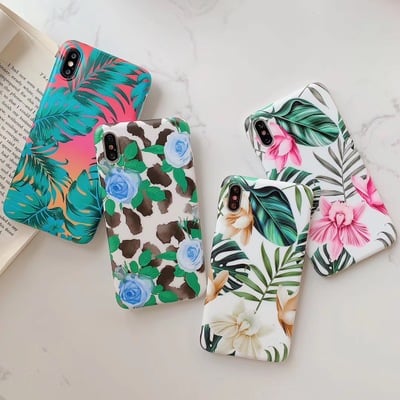 Frosted Floral Phone Cover