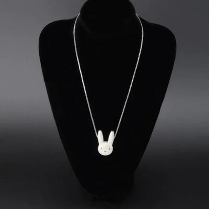 Hiphop Mode Zirkon Kaninhänge Halsband