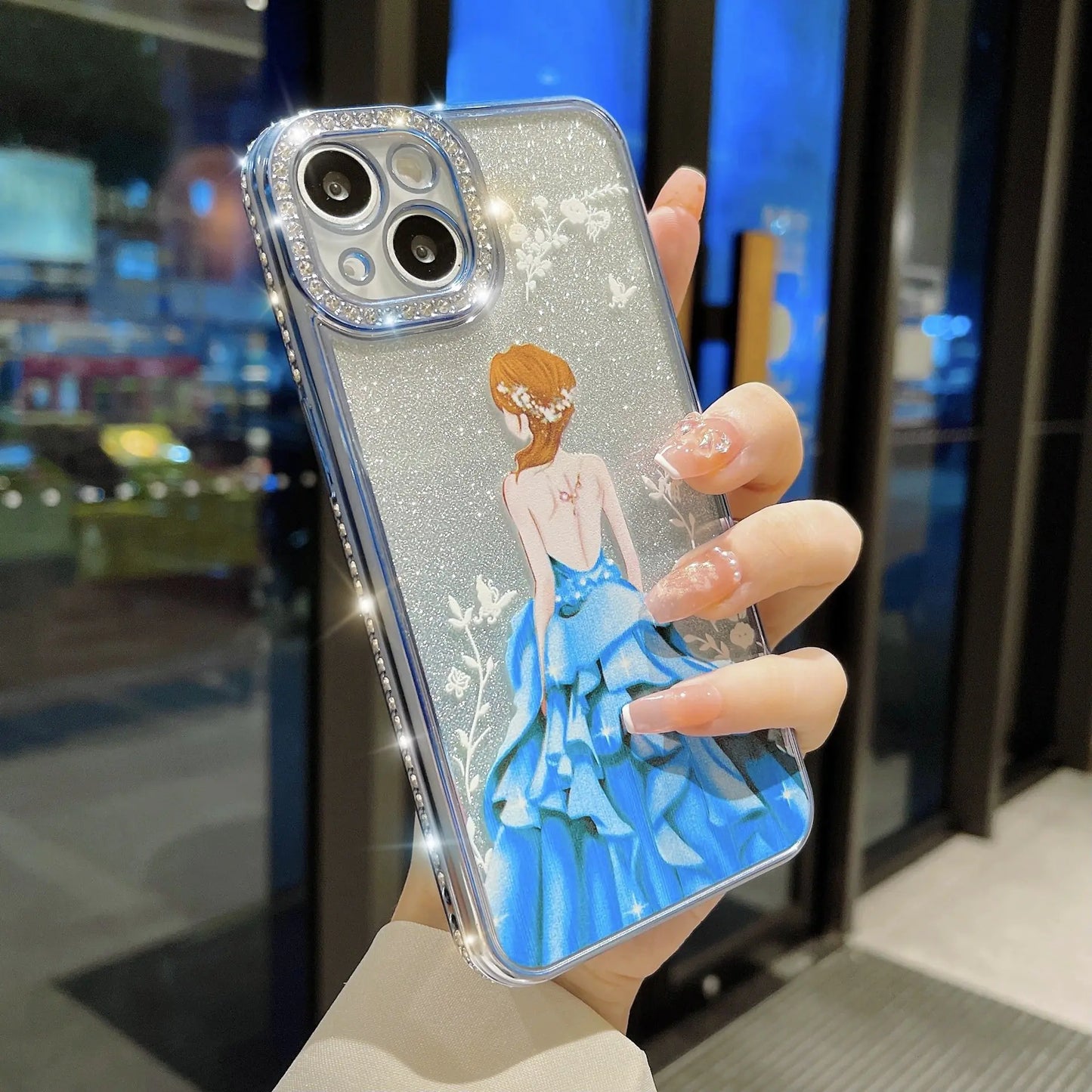 Luxury Glitter Gradient Rhinestone Phone Case