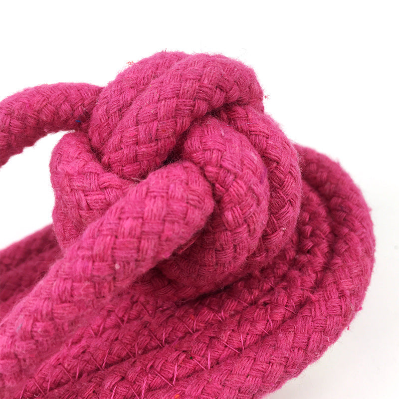 Tough Cotton Rope Chew Slippers for Dogs
