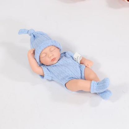 Mini Soft Silicone Baby Doll - Cute Gift for Girls