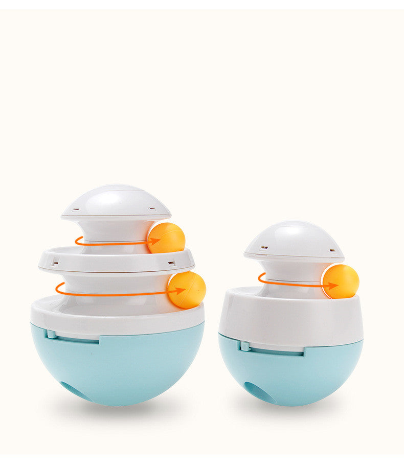Interactive Food Dispensing Ball Toy for Dogs and Cats