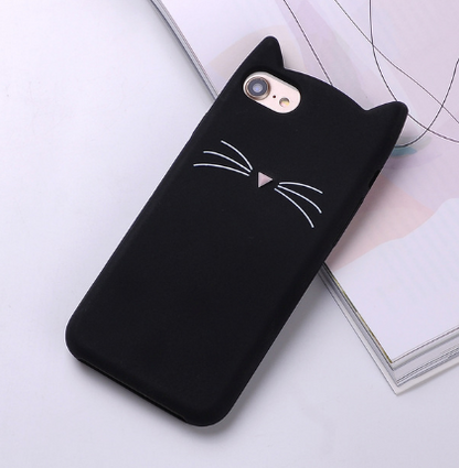 Cat Silicone Phone Case, Protective Cover for Phones