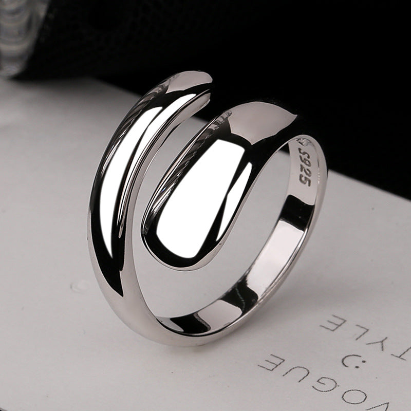 Silverblank vattendroppsring