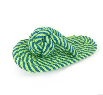 Tough Cotton Rope Chew Slippers for Dogs