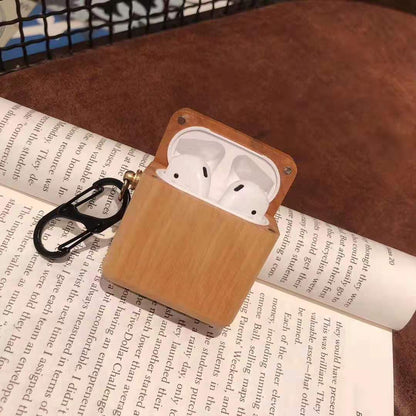 Wooden Apple Bluetooth Earphone Case and Cover