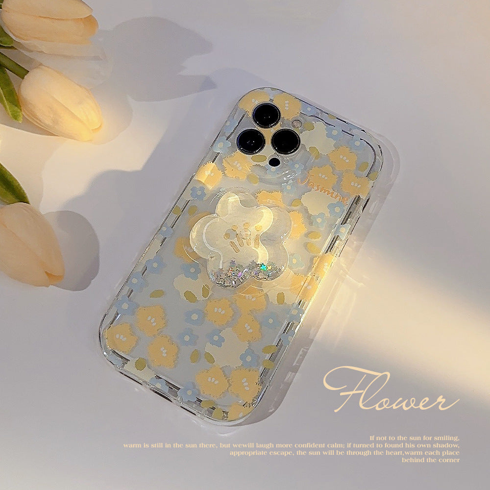 Blumen-Schutzhülle für iPhone 13/14/15 Pro Max