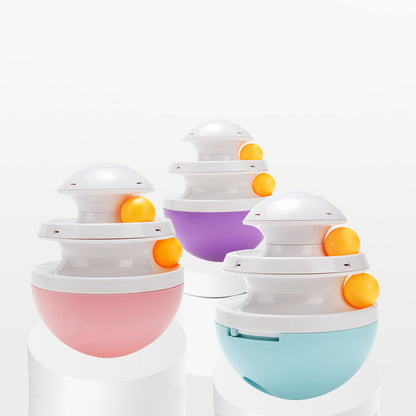 Interactive Food Dispensing Ball Toy for Dogs and Cats