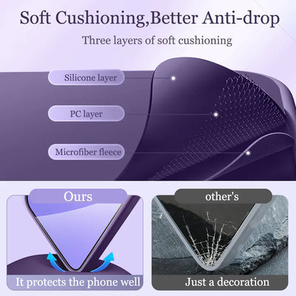 Astubia Square Liquid Silicone Phone Case for iPhone 11-14