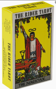 Tvåspråkiga Knight Tarotkort på engelska och spanska