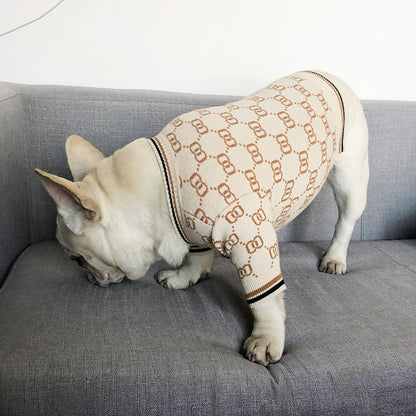 Autumn Winter Sweater Cardigan for Dogs and Cats