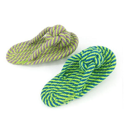 Tough Cotton Rope Chew Slippers for Dogs