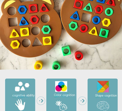 Montessori Formmatchningsspel