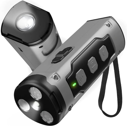 Ultrasonic Dog Repeller with Flashlight Feature