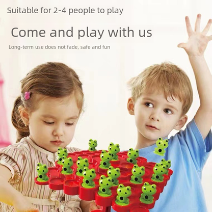 Grodbalanserande trädspel
